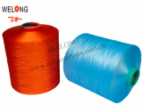 china 300d dope dyed polyester filament yarn for sofa fabr